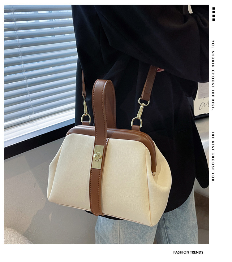Luxury Bags Wholesale - ニューヴィンテージショルダーバッグ 高級レザー メタルバックル メッセンジャーバッグ クラシックカジュアル ​