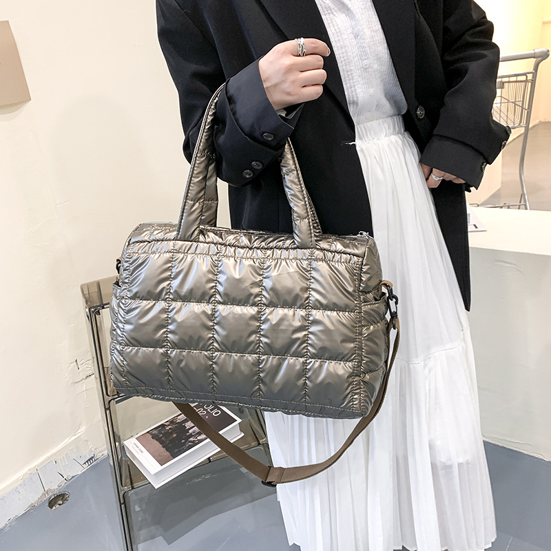 冬のスペースのための綿のハンドバッグ,女性のためのキルティン - Luxury Quilted Bags のレビューと価格