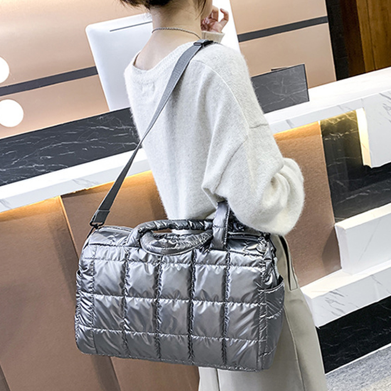 冬のスペースのための綿のハンドバッグ,女性のためのキルティン - Luxury Quilted Bags のレビューと価格