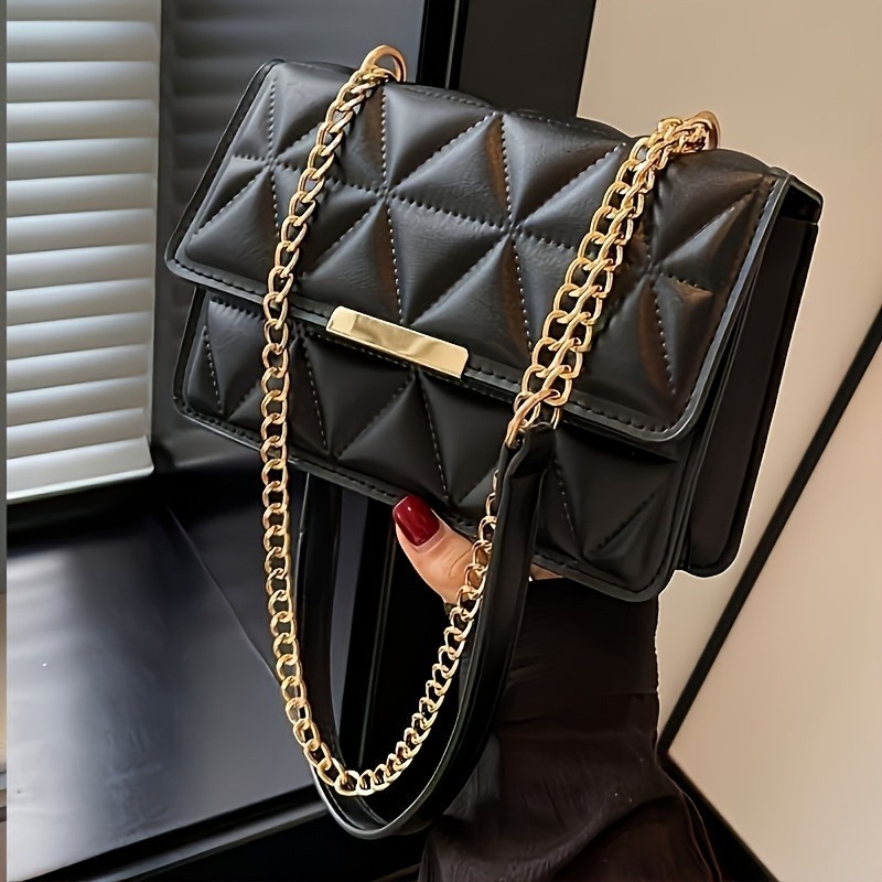 ファッションチェーンレディースショルダーバッグ、女性用シック - Luxury Quilted Bags のレビューと価格