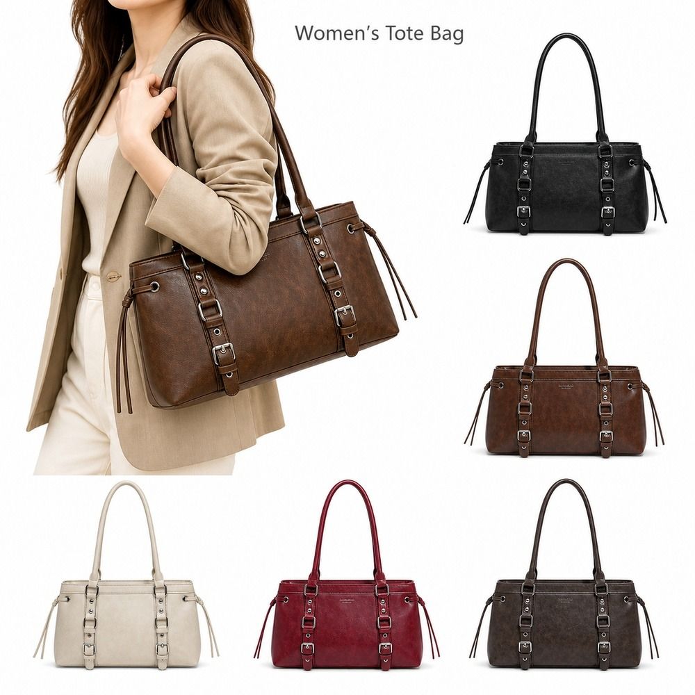耐久性のある構造的な形状の女性用ハンドバッグ、軽量で高級感の - Structured Handbag Top Handle のレビューと価格