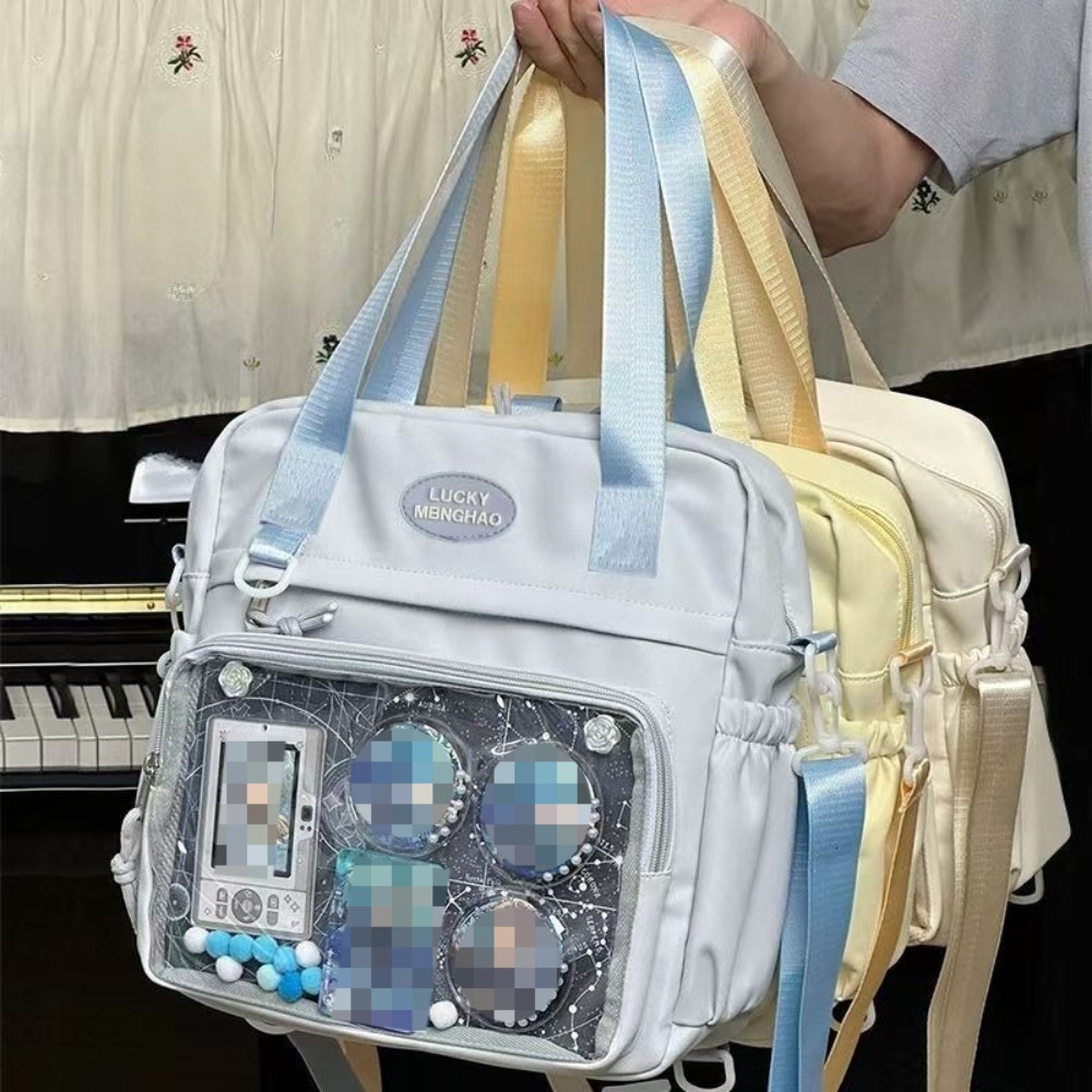 Y2K 日本のプレッピースタイルショルダークロスボディバッグ - Luxury Y2K Bags のレビューと価格