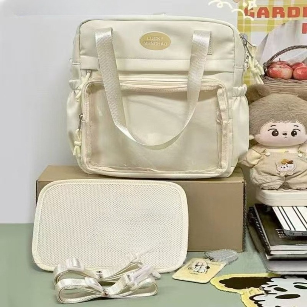 Y2K 日本のプレッピースタイルショルダークロスボディバッグ - Luxury Y2K Bags のレビューと価格