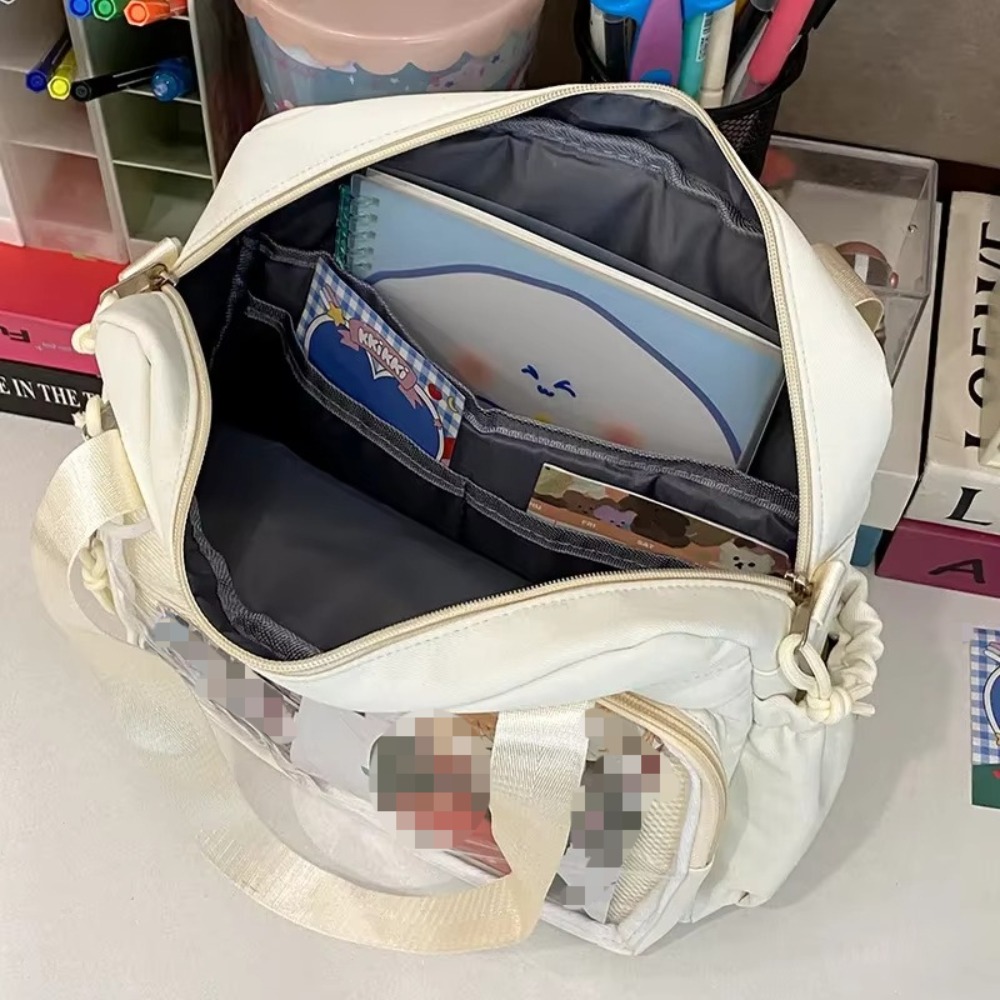Y2K 日本のプレッピースタイルショルダークロスボディバッグ - Luxury Y2K Bags のレビューと価格