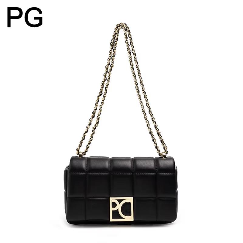 PG クロスボディバッグ女性用高級キルティングレザーハンドバ - Luxury Quilted Bags のレビューと価格