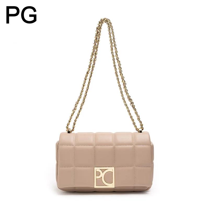 PG クロスボディバッグ女性用高級キルティングレザーハンドバ - Luxury Quilted Bags のレビューと価格