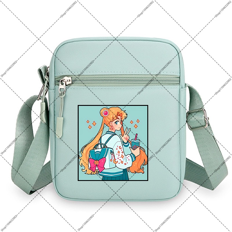 セーラームーンショルダーバッグユニセックスかわいいクロスボデ - Shoulder Bag Slouchy のレビューと価格