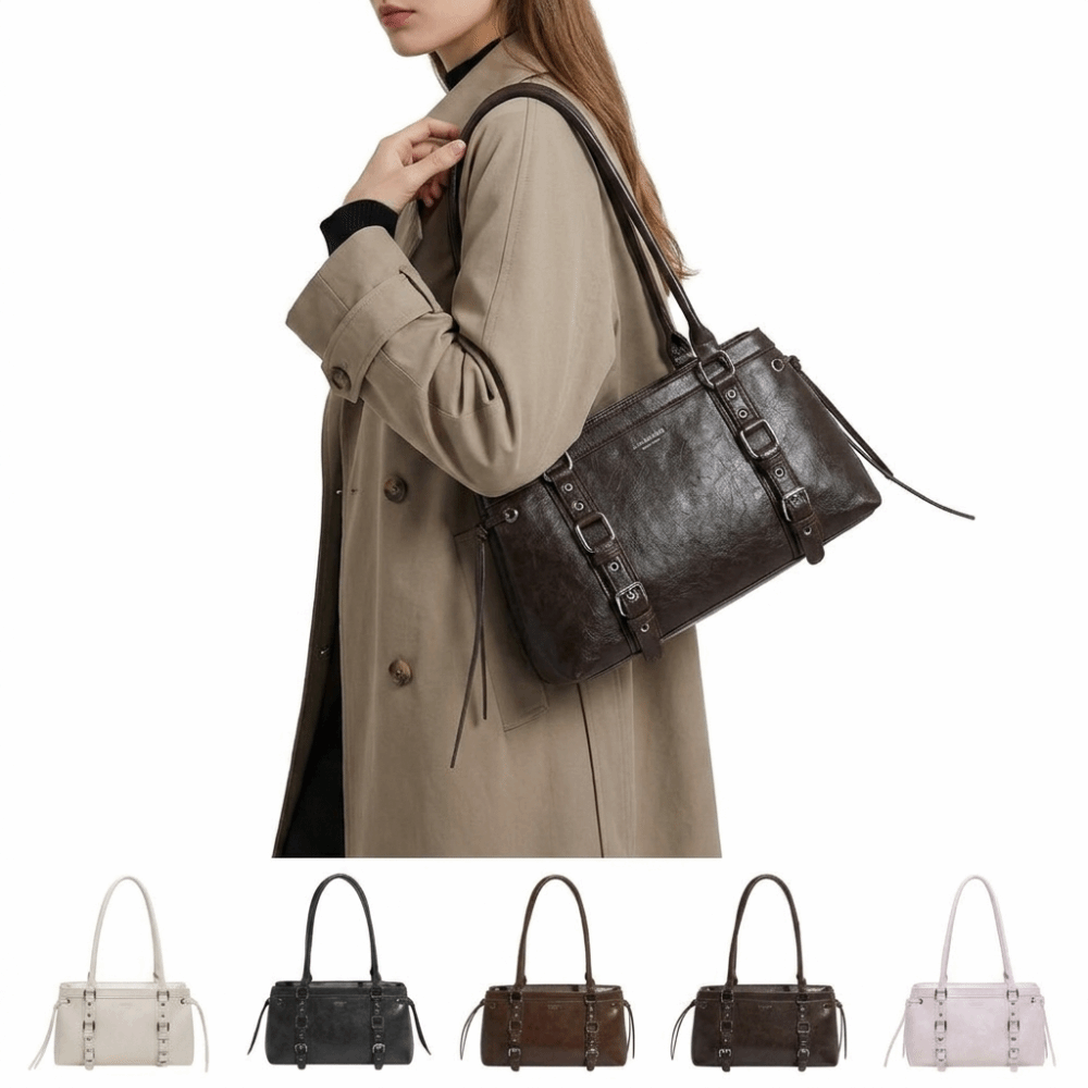 耐久性のある構造形状の女性用ハンドバッグ、軽量ラグジュアリー - Structured Handbag Top Handle のレビューと価格