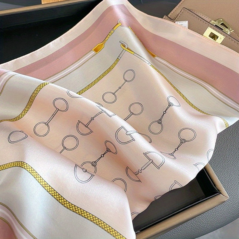 高級 100% 純粋なシルクスクエアスカーフエレガントな幾何 - Luxury Bags Expensive のレビューと価格