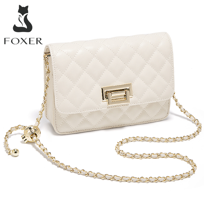 FOXER 2026 レディース ホワイト キルティング ク - Luxury Quilted Bags のレビューと価格
