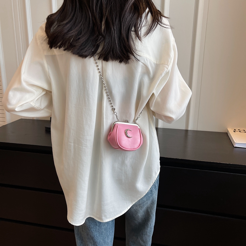 女性用ミニシルバークロスオーバーバッグ,女性用高級レザーハン - Luxury Y2K Bags のレビューと価格