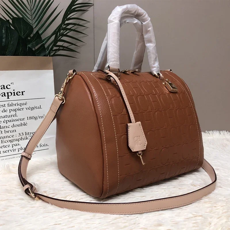 CH カロライナ ヘレラ ボストンバッグ レディース レザー - Luxury Bags No Logo のレビューと価格