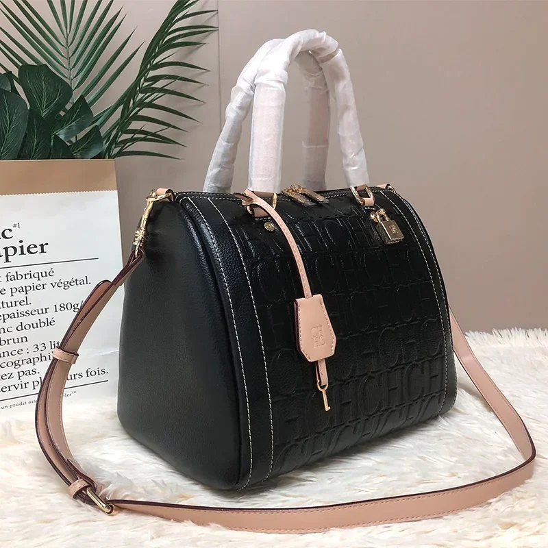 CH カロライナ ヘレラ ボストンバッグ レディース レザー - Luxury Bags No Logo のレビューと価格