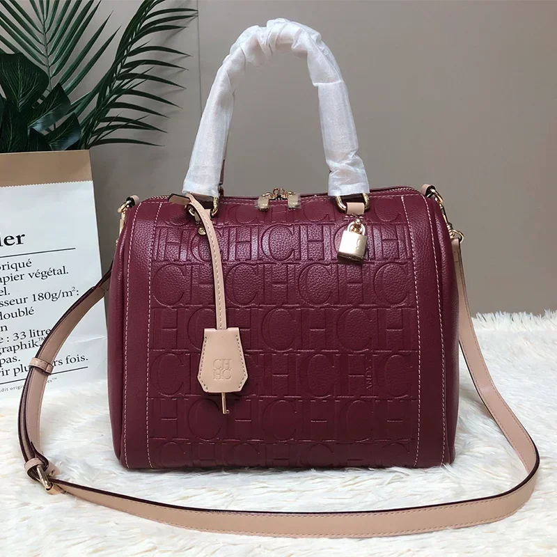 CH カロライナ ヘレラ ボストンバッグ レディース レザー - Luxury Bags No Logo のレビューと価格
